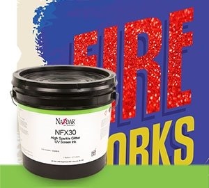 NFX30 High Sparkle Glitter UV Screen Ink