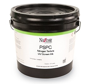 PSPC Nitrogen Texture Overprint Clear UV Screen Inks - Viscous